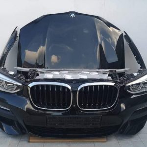 BMW X3 G01 Komplektinis priekis 2.0d 170kw bamperis, žibintai Adaptive Led, priekinis dangtis, sparnai, distronikas, radiatorius www.bmwbaze.lt