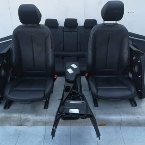 Bmw 3 GT F34 Gran Turismo odinis salonas, durų kortai, konsole, Bmw sėdynės, saugos diržai